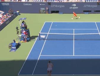 Tennisstar Aryna Sabalenka muss ans Limit gehen: Nach Rückstand im dritten Satz steht sie bei den US Open im Halbfinale.