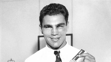Max Schmeling nach seinem WM-Triumph im Jahr 1930