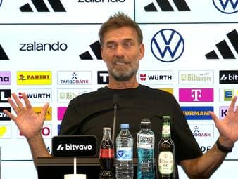Jürgen Klopp spricht über die hohen Erwartungen rund um die deutsche Nationalmannschaft. Dabei nimmt er Vorgänger Julian Nagelsmann in Schutz.
