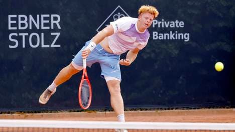 Jamie Mackenzie steht beim Challenger in Bonn im Finale