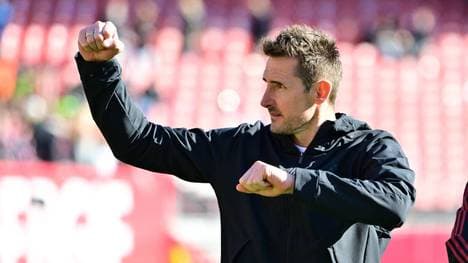Miroslav Klose trifft mit dem Club auf Fürth