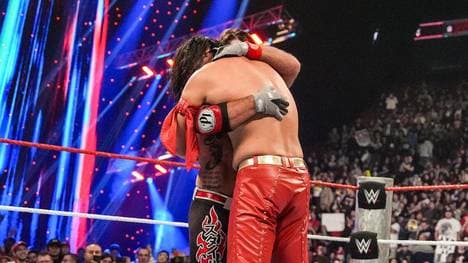 AJ Styles (l.) und Shinsuke Nakamura haben ihr letztes Match wohl hinter sich