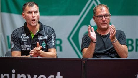 Zurückhaltend: Cristian Tamas (l.) und Sascha Greber