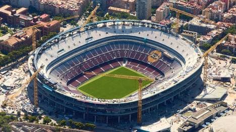 Bei den Bauarbeiten am Stadion Camp Nou ist ein Arbeiter ums Leben gekommen