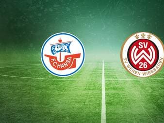 Hansa Rostock - Wehen Wiesbaden: Tore und Highlights | 3. Liga