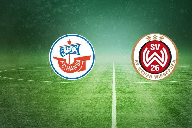 Hansa Rostock - Wehen Wiesbaden (Highlights)