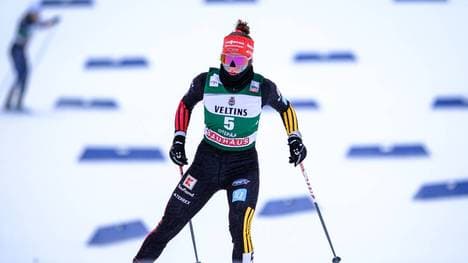 Nathalie Armbruster wird wegen eines irregulären Anzugs disqualifiziert