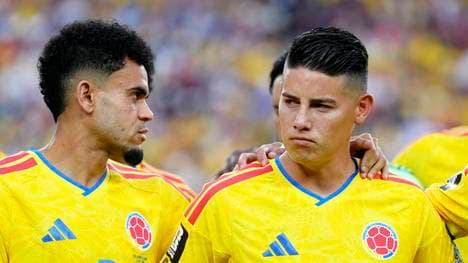 Luis Diaz (l.) und James Rodriguez (r.) bei der WM 2026