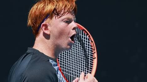 Jamie Mackenzie bei den Australian Open der Junioren 2025