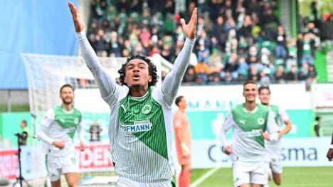 David Abrangao traf gleich bei seinem Profidebüt