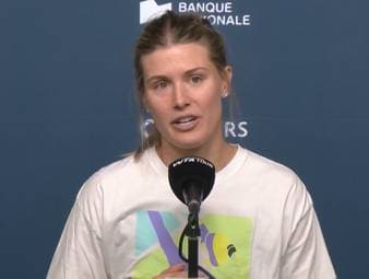 Eugenie Bouchard hat sich mit einem Heimspiel in Montreal von der Tennis-Bühne verabschiedet. Auf der PK danach blickt die einstige Weltranglisten-Fünfte auf ihre Karriere zurück.