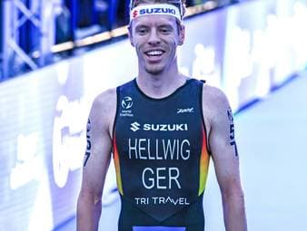 Triathlet Hellwig beim Weltcup in Haikou Zweiter
