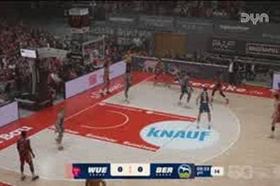 Spiel Highlights zu Fitness First Würzburg Baskets - ALBA BERLIN