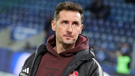 Nürnbergs Trainer Miroslav Klose