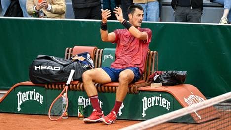 Bernard Tomic bei der French-Open-Qualifikation 2026