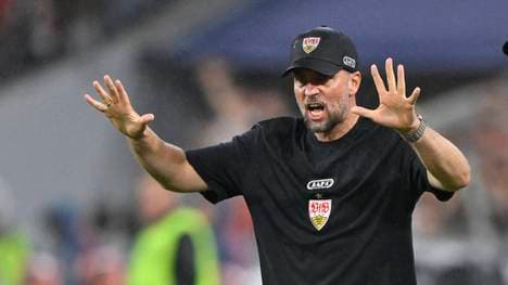 Sebastian Hoeneß und der VfB Stuttgart hatten in der Pause plötzlich keinen Strom mehr