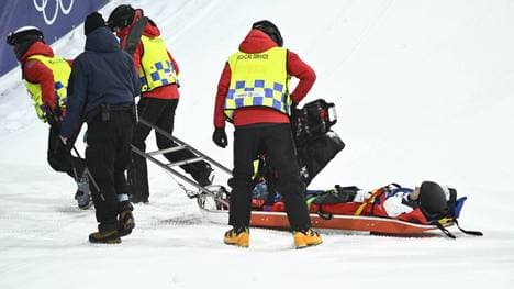 Elias Lajunen stürzte bei der Big-Air-Qualifikation schwer
