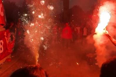 Pyro-Wahnsinn in Boston
