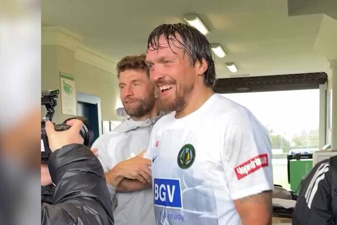 Hier trifft Müller auf ein echtes Schwergewicht