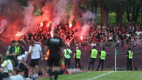 Würzburger Fans in Schweinfurt