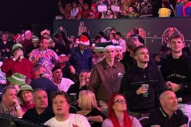 BVB-Star im Ally Pally aufgetaucht