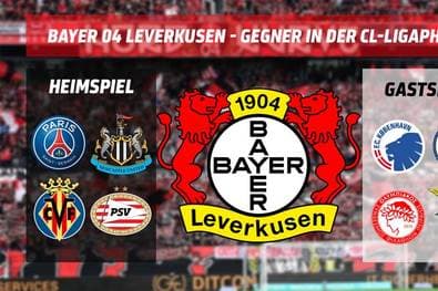 Achtelfinale möglich? Das sind Leverkusens CL-Gegner