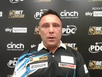 Gerwyn Price spricht nach seinem Sieg am sechsten Spieltag der Premier League of Darts über die Gründe für seine Siegesserie gegen Luke Littler.