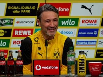 Borussia Dortmund verhandelt wohl mit Karim Adeyemi um einen neuen Vertrag. Trainer Niko Kovac reagiert auf einer Pressekonferenz nichtswissend. 