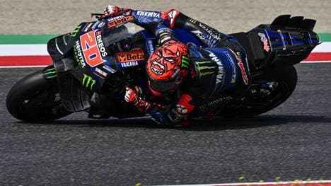 Der Franzose Fabio Quartararo fährt in der MotoGP für Yamaha 