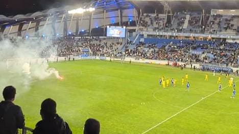 Das Spiel des SC Bastia gegen Le Mans musste abgebrochen werden