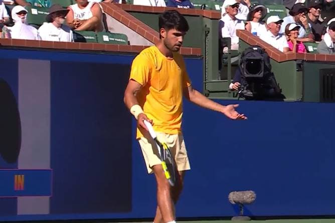 Traum-Finale geplatzt! Schon früh fängt Alcaraz an, zu hadern