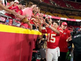Thriller! Aber Rätsel um Szene von Mahomes