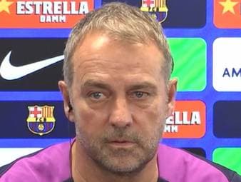 FC Barcelona-Trainer Hansi Flick zollt Pep Guardiola nach seinem Rücktritt bei Manchester City Respekt. Der Deutsche betont, es sei eine "unglaubliche Leistung", so lange bei einem Verein auf höchstem Niveau zu arbeiten.