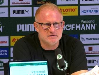 Nach der 0:1-Pleite gegen Heidenheim zieht Fürths Cheftrainer Heiko Vogel auf der Pressekonferenz einen kuriosen Vergleich. Ist Heidenheims Defensive so gut wie die von Atletico Madrid?