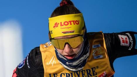 Helen Hoffmann war die beste Deutsche bei der Tour de Ski