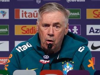 Carlo Ancelotti gibt auf einer Pressekonferenz Auskunft über den Gesundheitszustand von Superstar Neymar. Zudem äußert er sich zu einer möglichen Nachnominierung. 