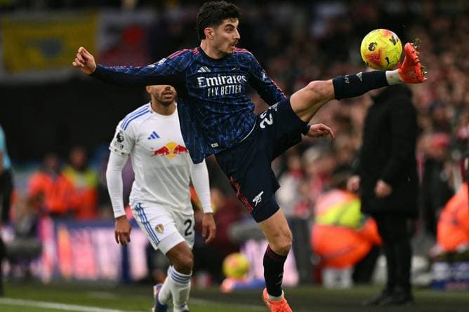 Mit Havertz: Arsenal legt im Meisterkampf vor