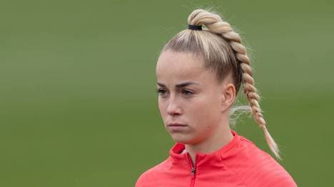 Giulia Gwinn trainierte individuell