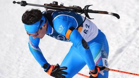 Tommaso Giacomel musste in Führung liegend aufgeben