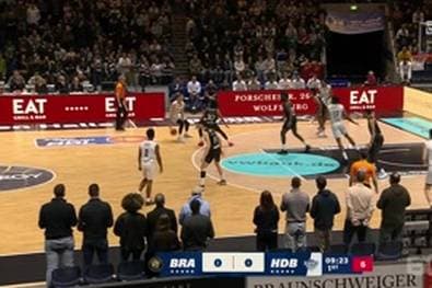 Spiel Highlights zu Basketball Löwen Braunschweig - MLP Academics Heidelberg