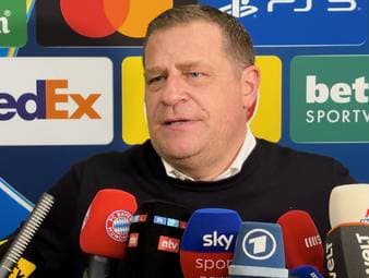 Real Madrid tobt nach dem Champions-League-Aus gegen den FC Bayern über die Gelb-Rote Karte für Eduardo Camavinga. Bayerns Sportvorstand Max Eberl wiegelt ab.