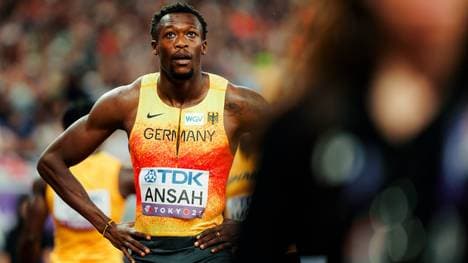 Owen Ansah, hier bei der WM 2025 in Tokio