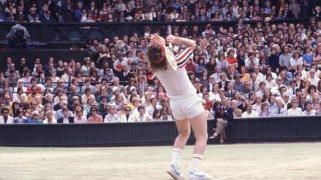 John McEnroe lieferte sich im Wimbledon-Finale 1980 mit Björn Borg einen epischen Schlagabtausch