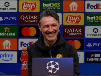 Die Ausfälle beim BVB stellen Trainer Kovac vor große Herausforderungen. Auf der Pressekonferenz spricht er darüber, wie Julian Ryerson eingesetzt werden könnte und scherzt mit einem Reporter.