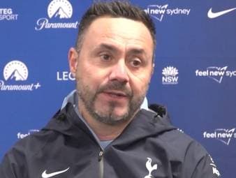 Nach dem Tod der italienischen Legende Franco Baresi zollt Roberto De Zerbi ihm Tribut. Der Tottenham-Trainer erinnert sich an einen unglaublichen Spieler und den besten Verteidiger der Welt.