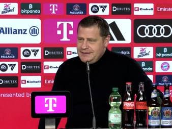 Sportvorstand Max Eberl gibt ein Update zur Vertragsverlängerung von Upamecano. 