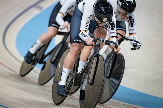 Bahnrad-EM: Deutsches Gold zum Auftakt