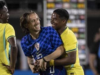 Emotionale Szenen um Modric