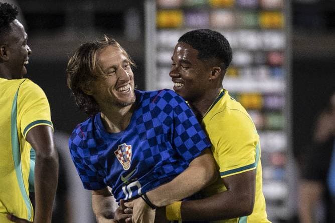 Emotionale Szenen um Modric