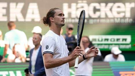 Alexander Zverev kämpft in Halle um den Einzug ins Halbfinale